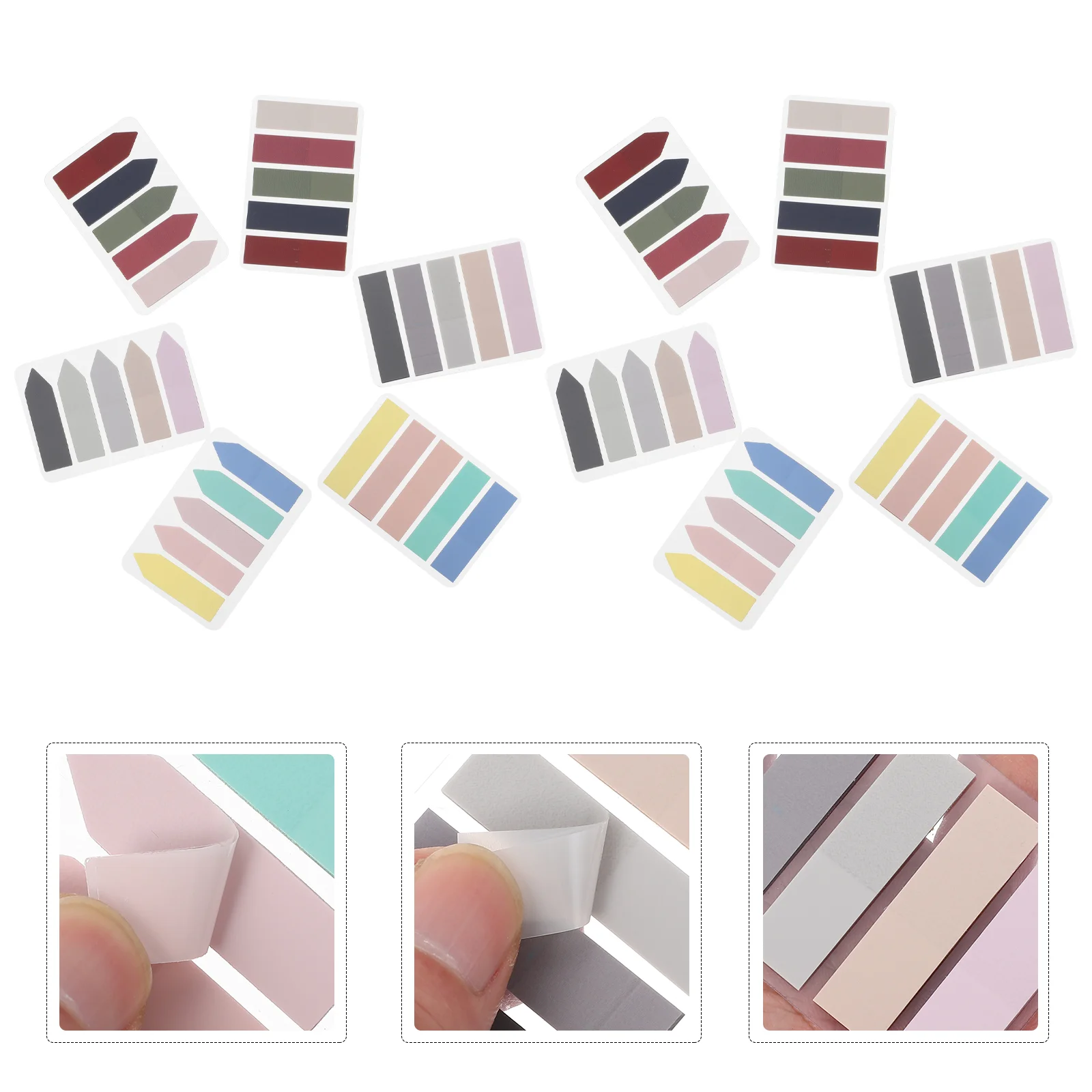 12 Pcs Note Pads Stickers Office Sticky Notes Message Adhesive Notepads Vintage Variety Lovely Memo Post