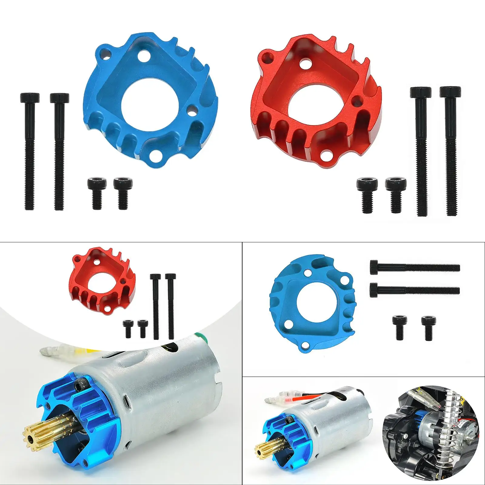 

1/10 RC Car Motor Mount Portable Spare Parts Replacement for CW01 Lunchbox