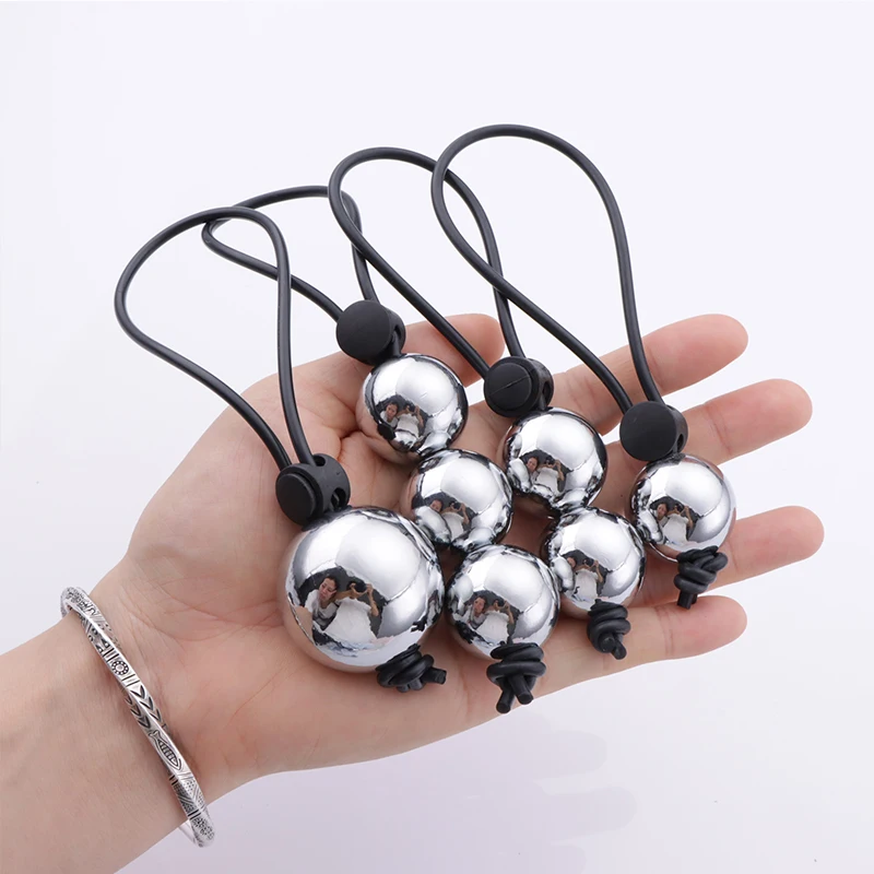 New Metal Ball Cock Ring Penis Heavy Weight Hanger Stretcher Penis Erection Enlarger Extender Weight Stretcher Sex Toys For Men