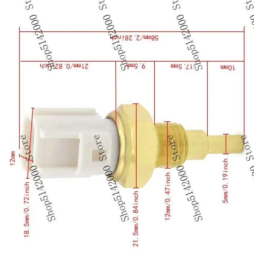 

Snowmobile Engine Radiator Water Temperature Sensor For Yamaha RPZ50 Venture Multi Purpose RS10 RS Vector L-TX LE X-TX GT TF