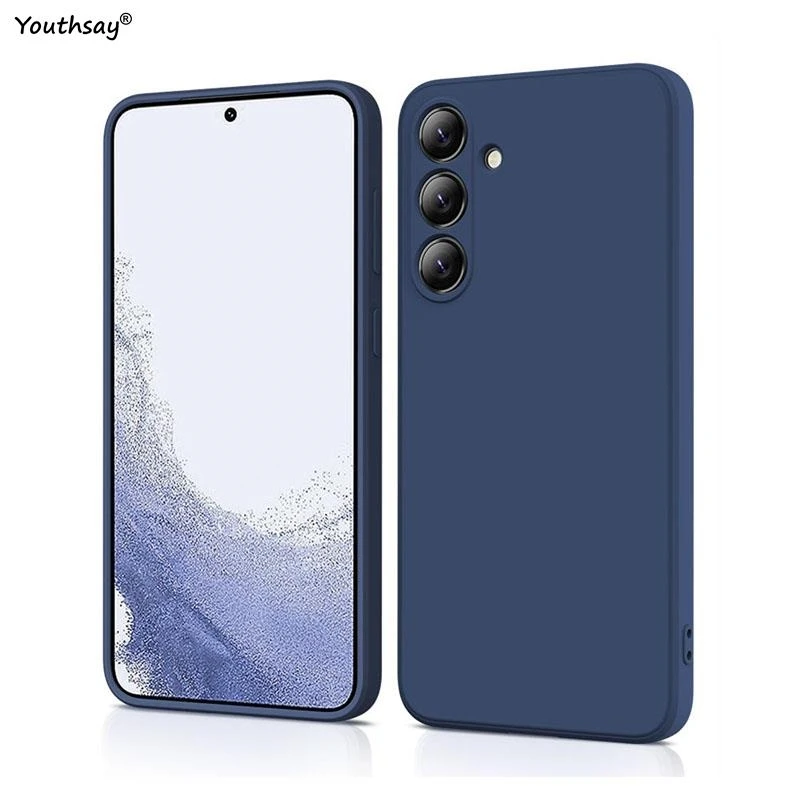 Funda para Samsung Galaxy A16, cubierta para Samsung Galaxy A17 A16 A56 A36 A15, funda original de silicona líquida suave para Samsung A16 3