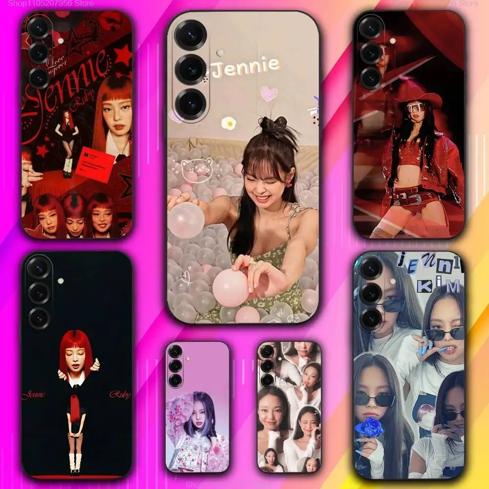 حافظة هاتف J-Jennies Ruby K-kim لهاتف سامسونج A 73,72,71,53,52,51,41,40,30,22,21,13,12,Note 20,10,9 Ultra Pro 5G Soft #1