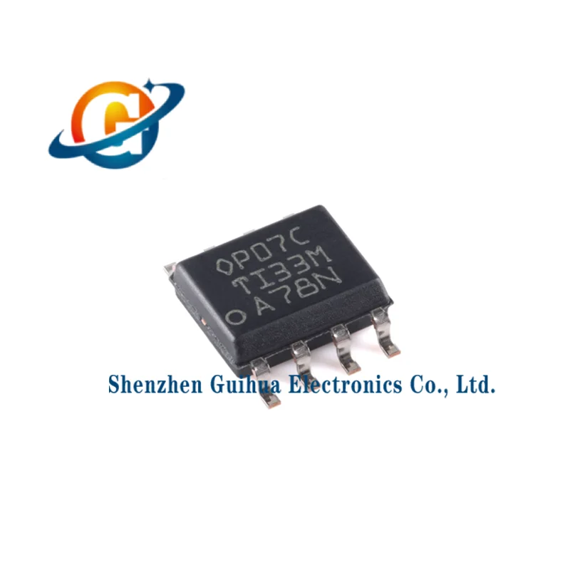 10pcs original genuine patch OP07CDR SOIC-8 operational amplifier IC chip