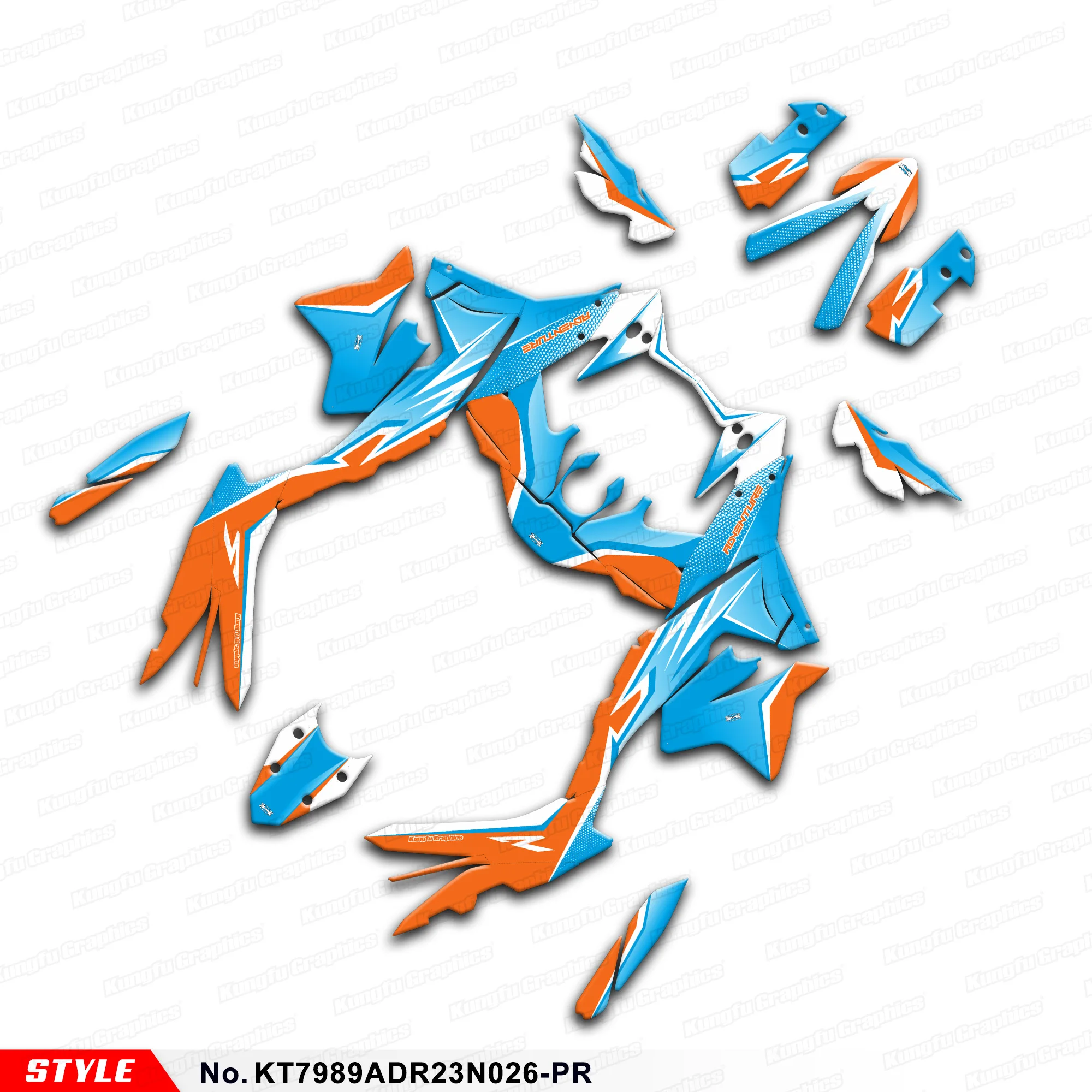 

Индивидуальная клейкая наклейка JY RACING для KTM 790 890 Adventure R 2023 2024 2025 26, восстановление, KT7989ADR23N026-PR