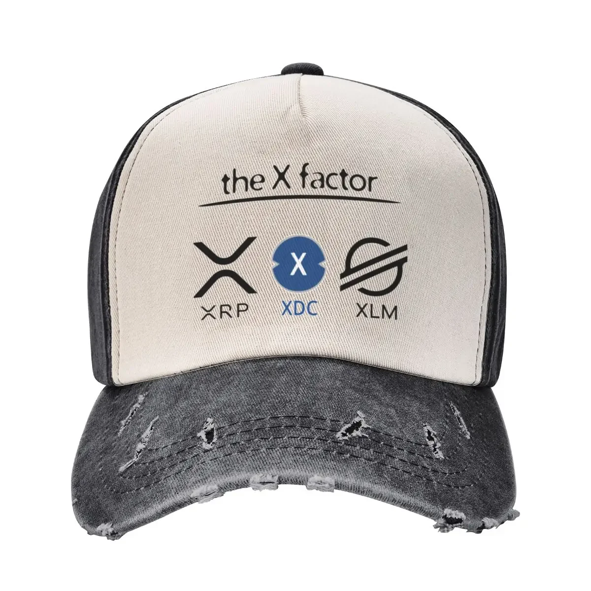 The X Factor XLM XRP XDC Baseball Cap Hat Man Luxury Kids Hat Hats For Women Men's