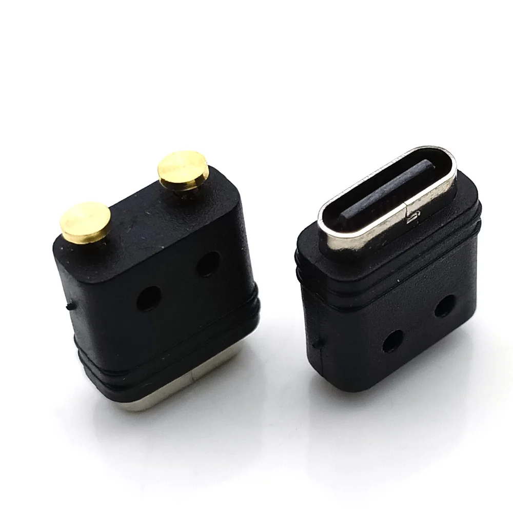 필립스 면도기용 고전류 충전 커넥터, C타입 전원 어댑터 잭, 2 코어 T 필러 플러그, 2 핀 USB C 5A