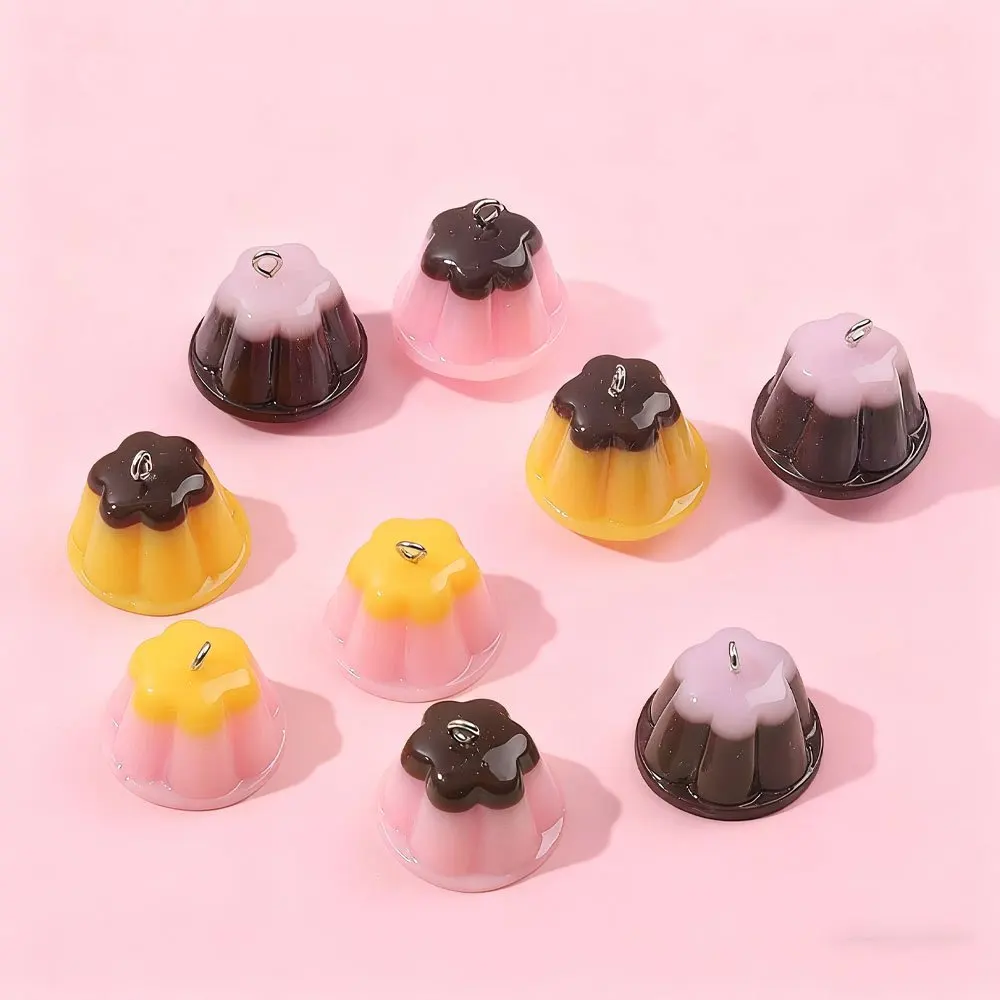 2/6/12 قطعة المعلقات على شكل بودنغ الراتنج متعدد الألوان ، أساور يدوية ، القلائد ، الأقراط ، الخلخال ، قلادة اكسسوارات الديكور