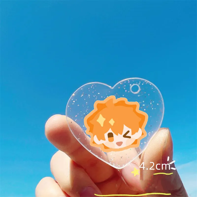 Haikyuu Keychain Hinata Shoyo Creativity Anime Cartoon Figure Bag Decor Accessories Tobio Kageyama Pendant Student Birthday Gift