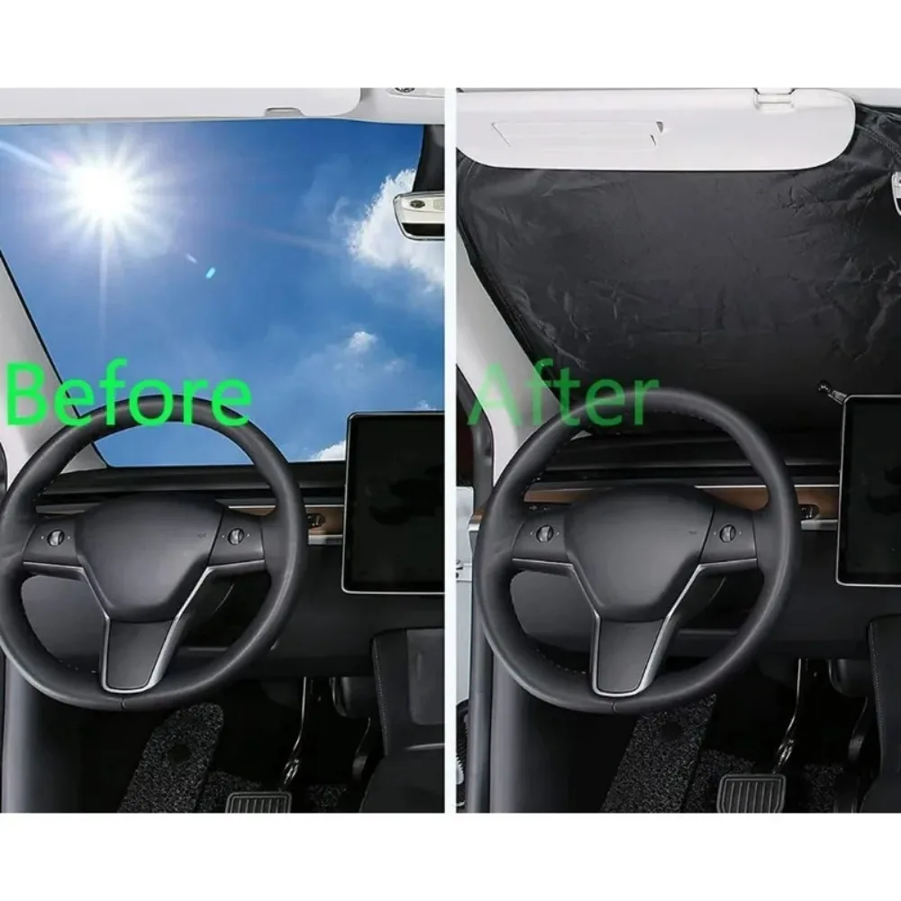 UV Protection Car Windshield Sunshade for Citroen C2 C3 C5 X7 C4 Picasso Berlingo C-Crosser Auto Parts Sun Visor 1PC - view 5
