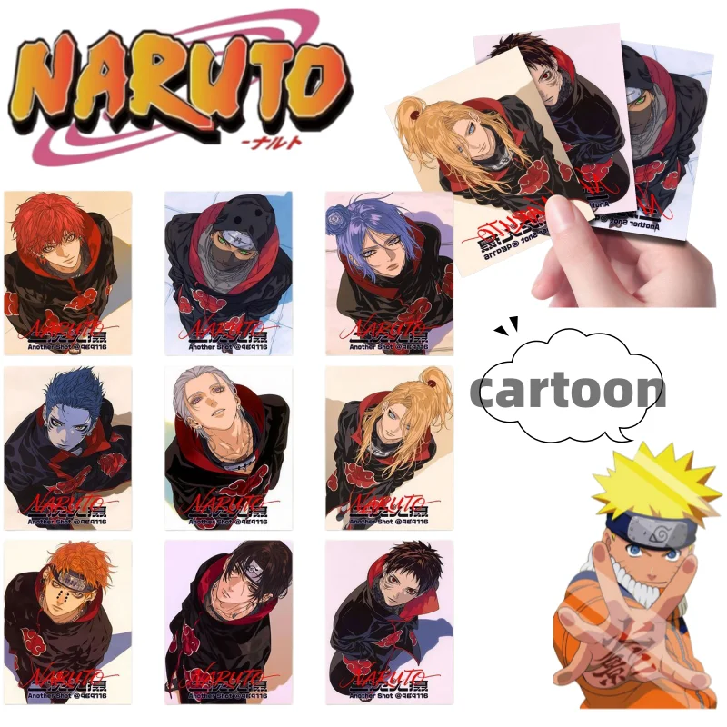Tarjetas de Naruto, Sasuke Uchiha y Uzumaki, dibujos animados de Naruto, lindos, nuevos, creativos, a la moda, con personalidad, de alto valor, marcapáginas portátiles, regalo