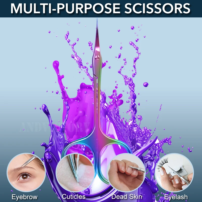 1Pcs Cuticle Scissors Nail Cuticle Clippers Trimmer Dead Skin Remover Stainless Steel Professional Nail Art Tools Cuticle Cutter