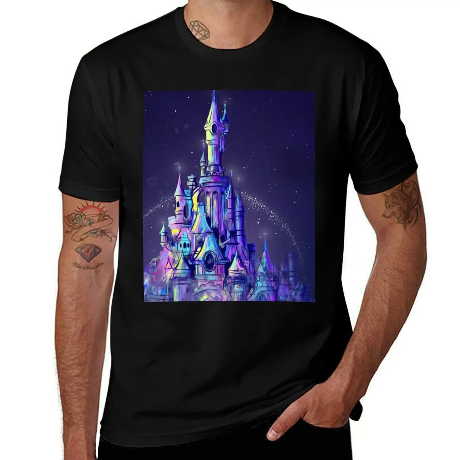 

Magic Princess Fairytale Castle Kingdom T-Shirt man t shirt summer graphic t shirts for man man t shirt luxury T-Shirt