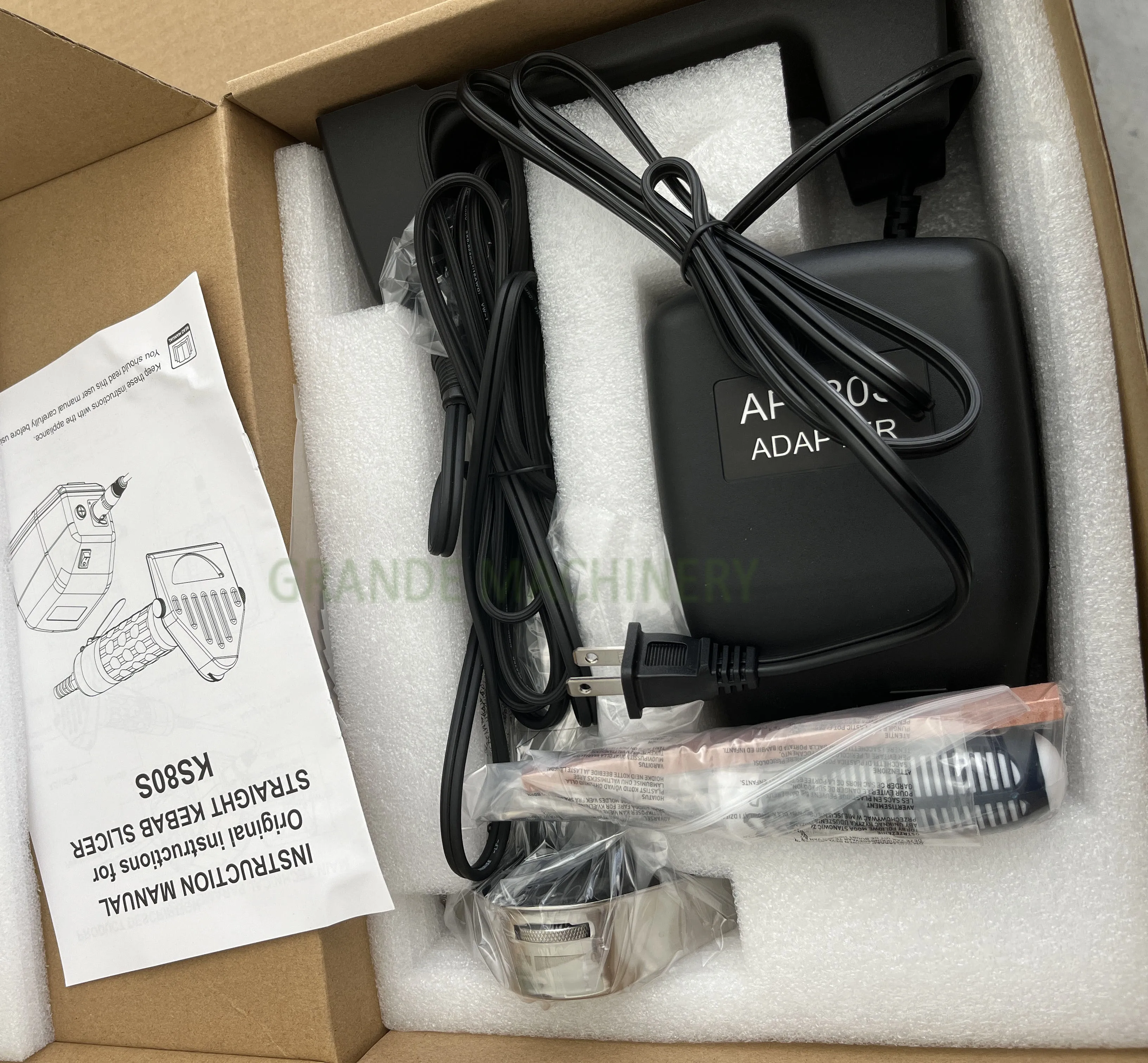 قابل للتعديل سمك 80 مللي متر الكهربائية كباب القطاعة مستقيم شوارما دونر القاطع لحوم تركيا جديد 80S كباب سكين القواطع