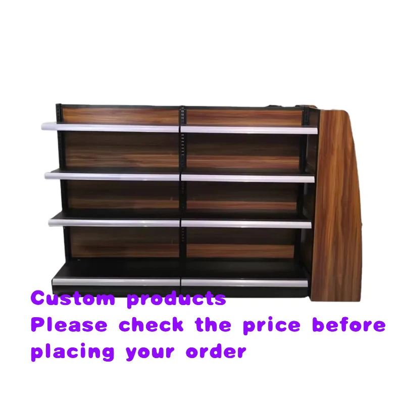 

custom.Convenient Wooden Gondola Display Shelf Grocery Retail & Supermarket Convenience Displays