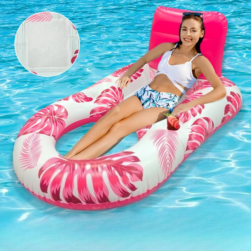 Pool Floats for Adults Inflatable Pool Lounge Chair Floaties Heavy Duty Water Floating Raft Swimming Toy for Summer Party Travel
