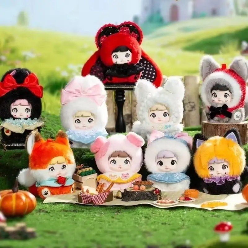 정품 재고 있음 노미 풀 라인업 블라인드 박스 인형 귀여운 비닐 얼굴 키체인 미스터리 박스 애니메이션 피규어 장식 컬렉션