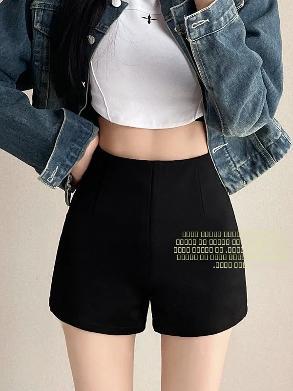 Bla ハイウエスト カジュアル オーツ レディース 秋冬 スリミング ベースレイヤー ブーツパンツ セクシー ホットパンツ ストレートレッグ ケットディテール