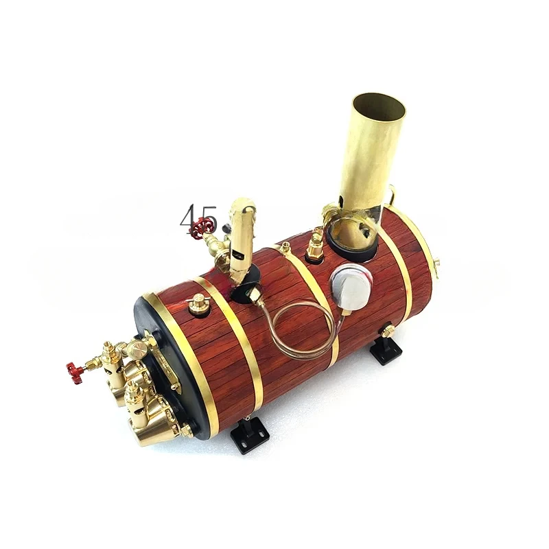 High-efficiency steam engine boiler, retro model marine boiler model, diameter: 105mm, full water capacity: 850ml