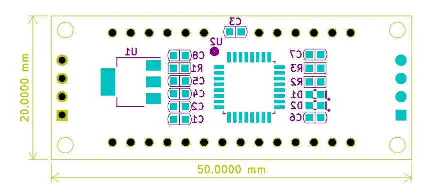 QDSP-2192 Screen 8-bit 7X5 Pixel CCD Image LED Image HDSP-2112 Sensor 2111 Compatible 2213