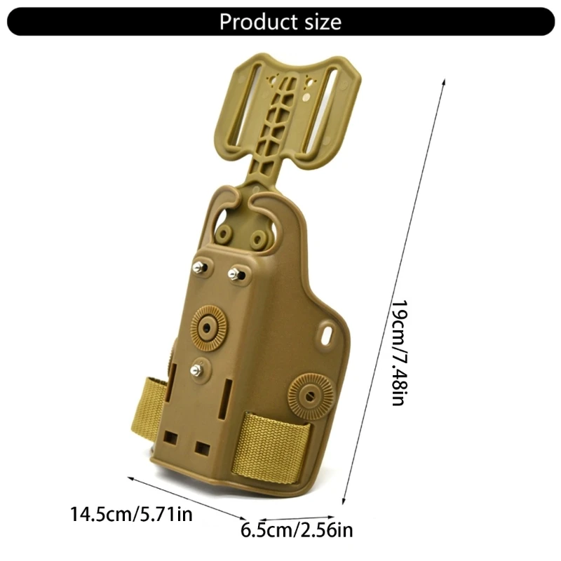 Tactic-Holster-Plattform Tactic-Drop-Leg-Plattform Universell einsetzbares Drop-Leg-Holster-Panel Jagdzubehör