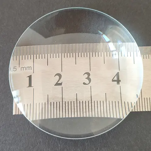 광학 유리 50mm 이중 볼록 양면 볼록 돋보기 렌즈 초점 거리 50mm 100mm 150mm 200mm 300mm 물리적 실험 DIY