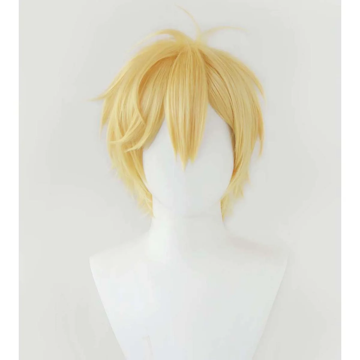 Men Anime IDOLiSH7 Nagi Rokuya Cosplay Short Blonde Heat Resistant Synthetic Hair Wig