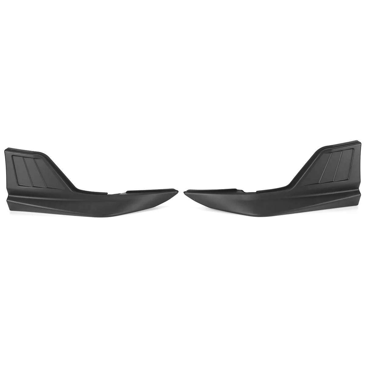 A Pair Matte Black Car Rear Bumper Lip Diffuser Splitters Aprons Protection Guard For Toyota For Corolla LE XLE SE XSE 2020-2021