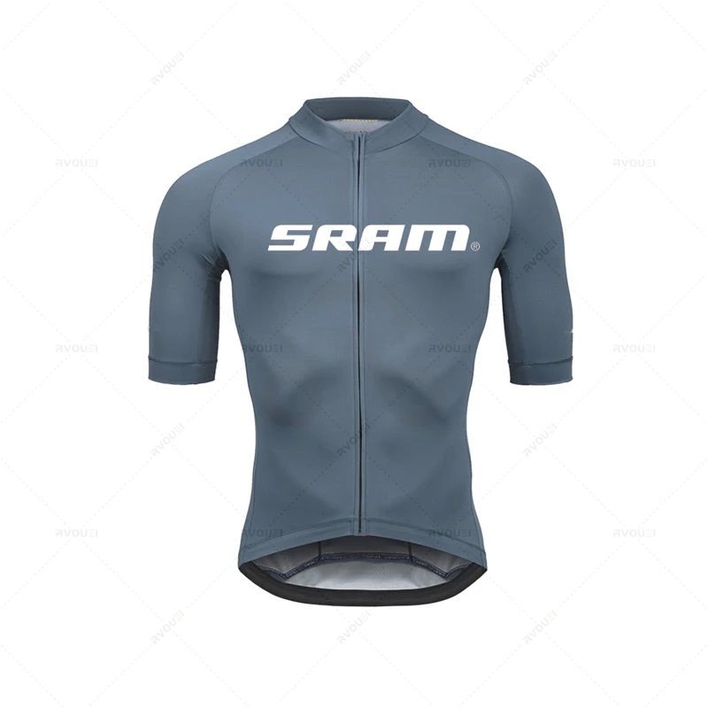 Футболка Sram мужская с коротким рукавом, дышащая майка для езды на велосипеде, профессиональная спортивная одежда, лето