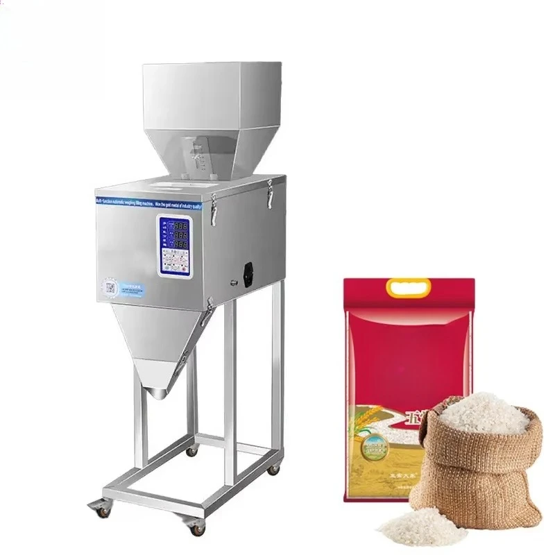 

Wholesale Semi-automatic Particle Peanut Granule Rice Nuts Vertical Coffee Milk Powder Weighing Packing Filling Machine