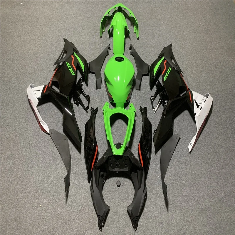 NINJA400 2018-2023 2024 Motorcycle Parts Fairings for KAWASAKI EX400R 18 20 23 24 19 Fairing Kit black green Fuel tank cover