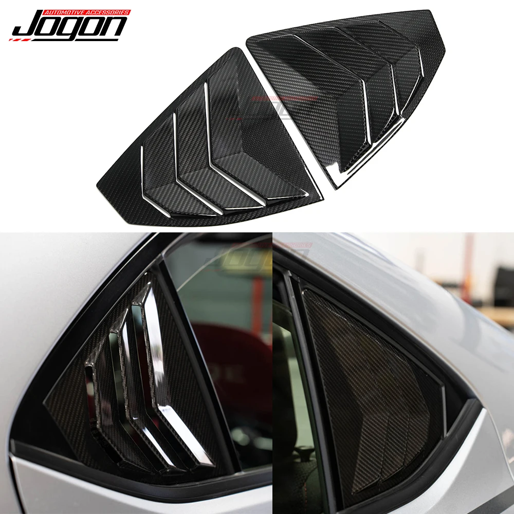 

For Subaru WRX STI VB S4 GT 2022-2024 Exterior Car Rear C Pillar Window Cover Louver Shutter Cover Trim Carbon Fiber Accessories