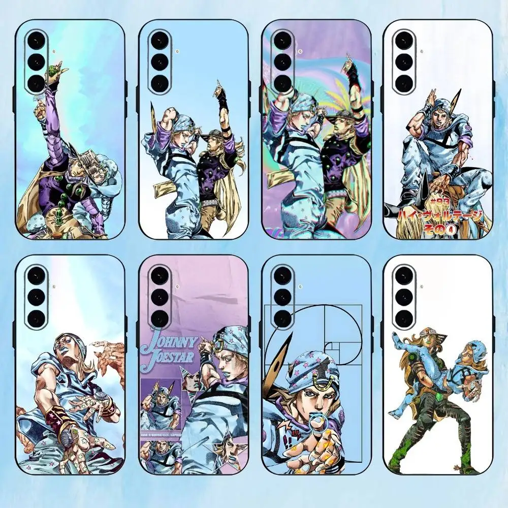 

J-Johnny Joestar J-Jojo Phone Case For Samsung Galaxy A73,A72,A71,A70,A53,A52,A51,Others Soft Black Cover