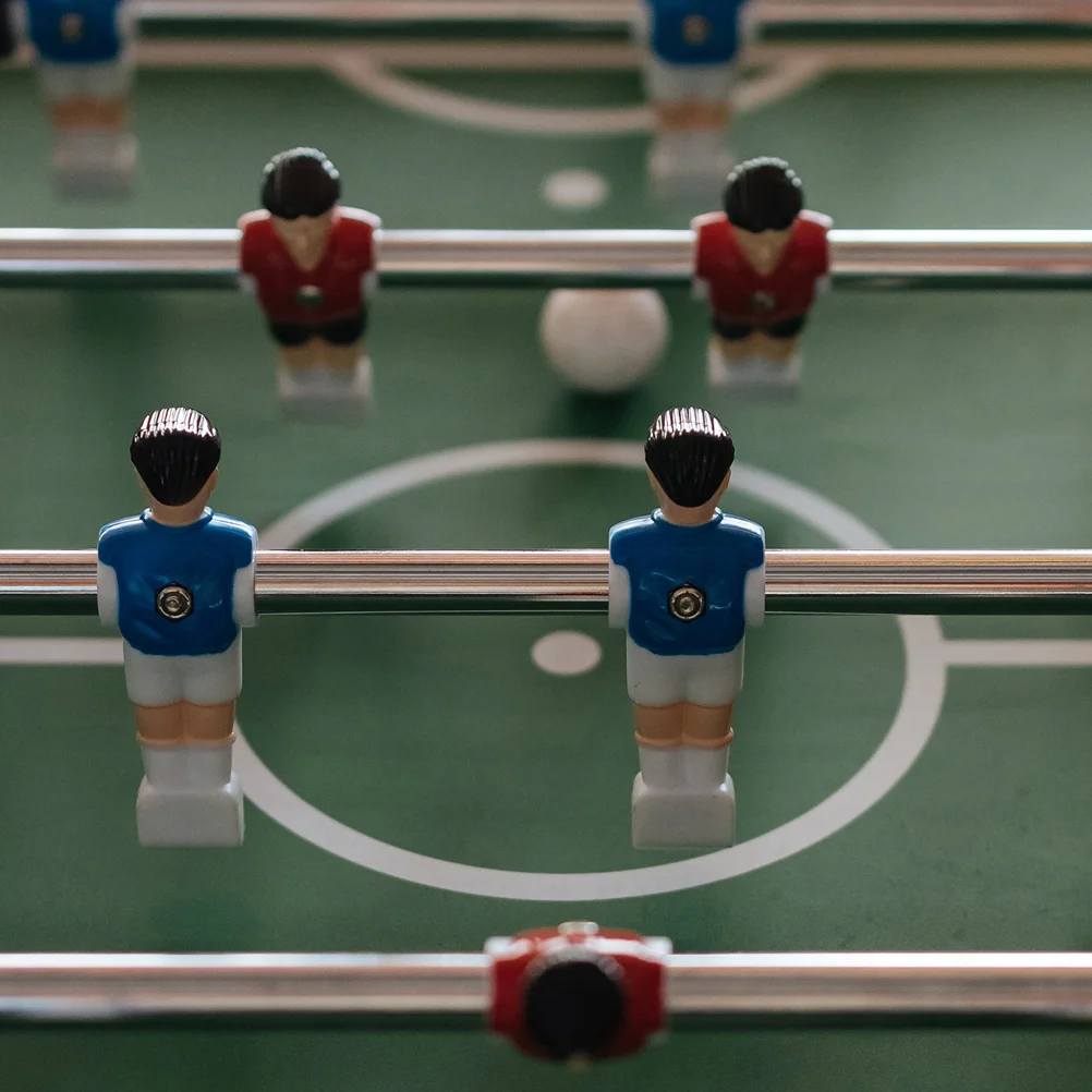 Foosball suku cadang pengganti meja, aksesori sepak bola untuk anak dan dewasa, operasi tiang mesin sepak bola