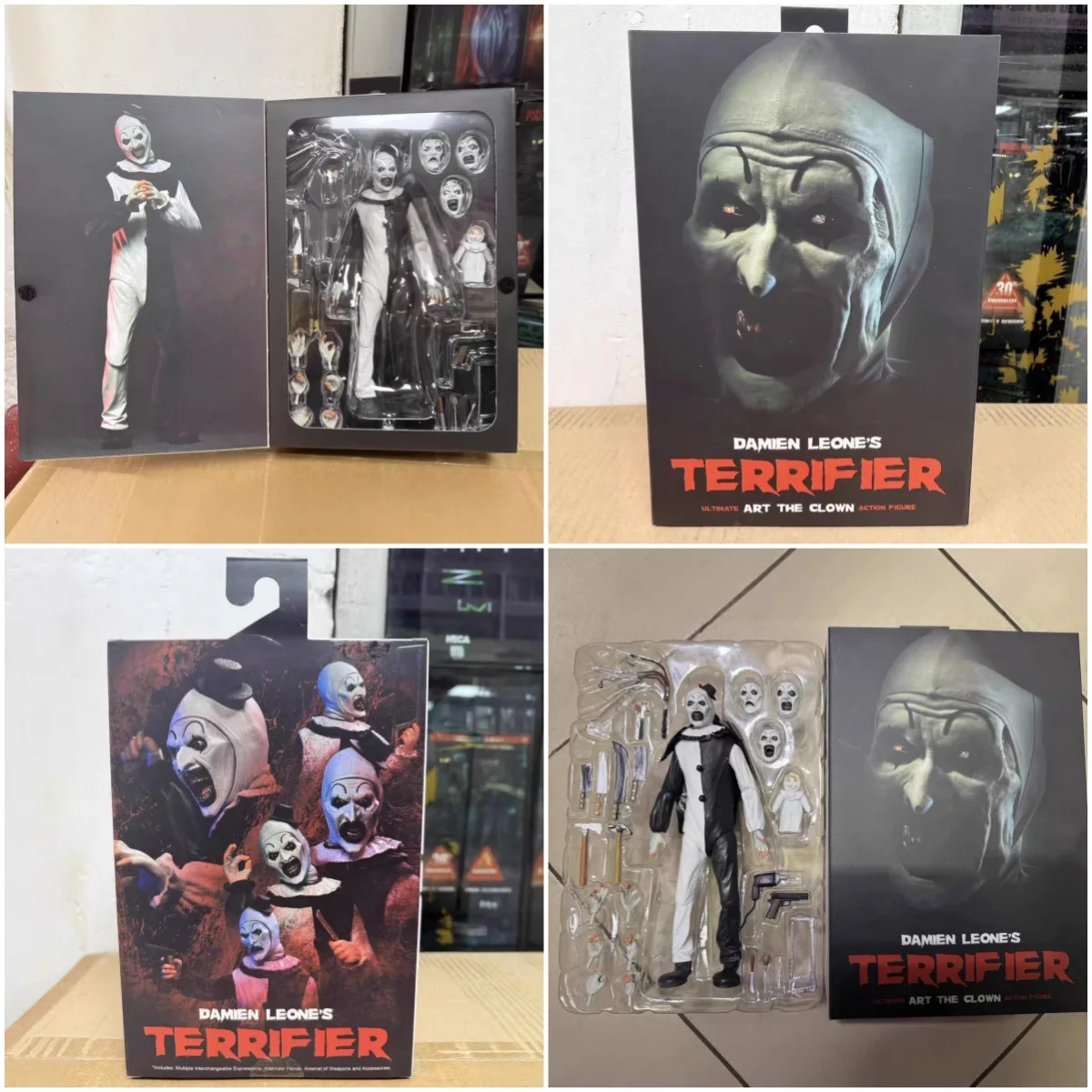 

NECA 45251 Damien Leone's Terrifier Ultimate Art The Clown 7" Action Figure Collectible Toy with Articulated Joints
