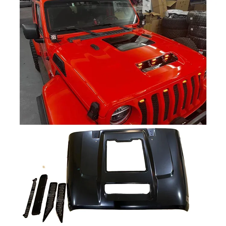 Spedking JL Hood Bonnet Car Offroad 4x4 Auto Accessories Car Hood for jeep wrangler