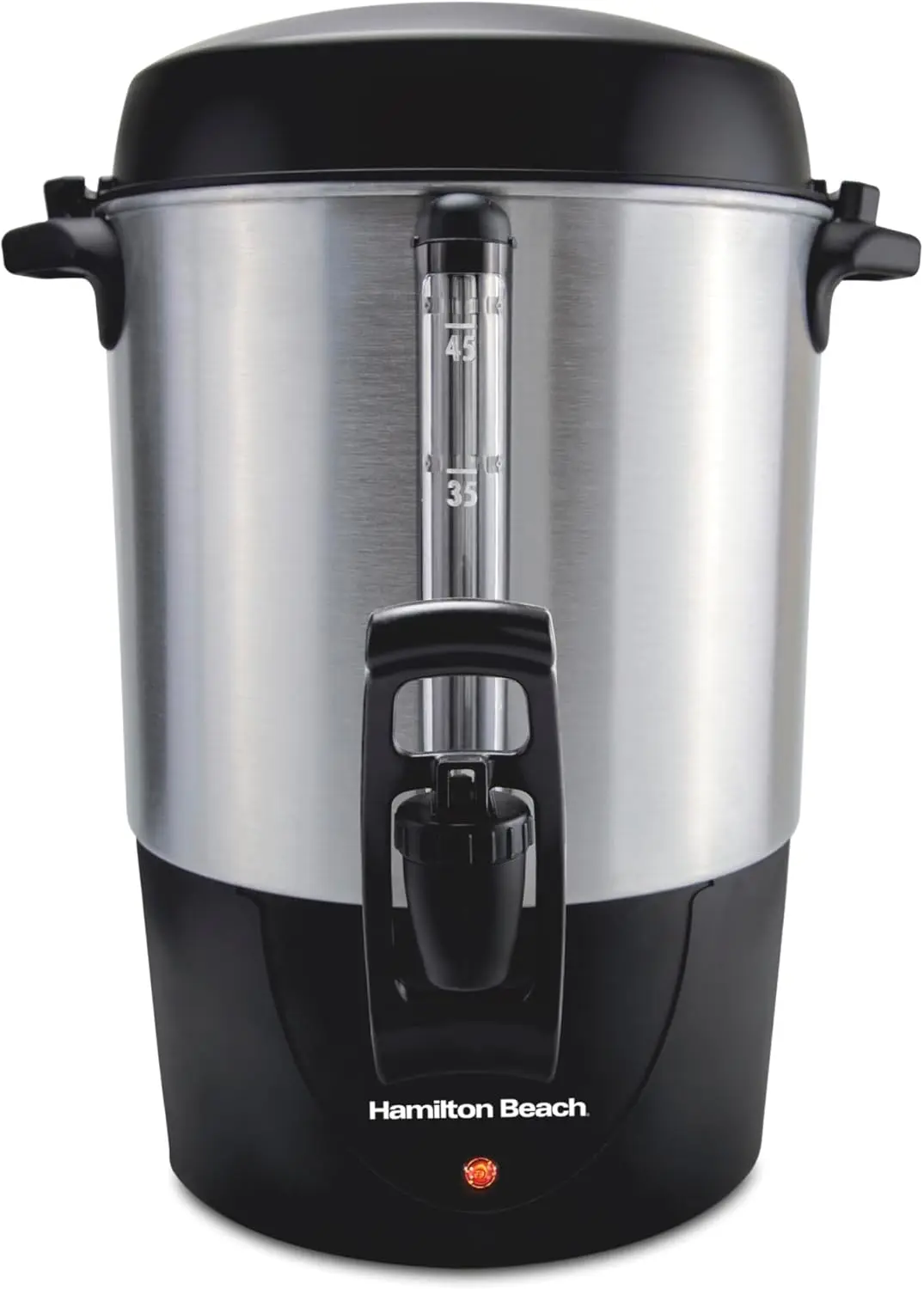 

40521 Fast Brew Coffee Urn with Hot Beverage Dispenser, 1.7-Gallon Capacity, Electric Heating System, Durable Stainless Steel