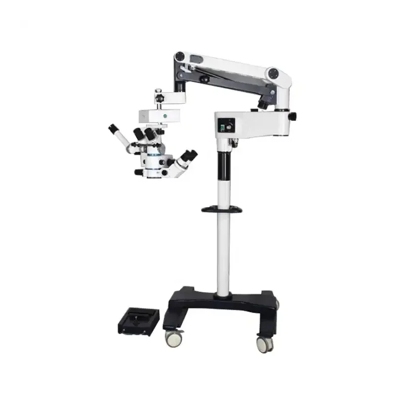 Reliable quality ophthalmic surgery operating microscope with CCD camera system
