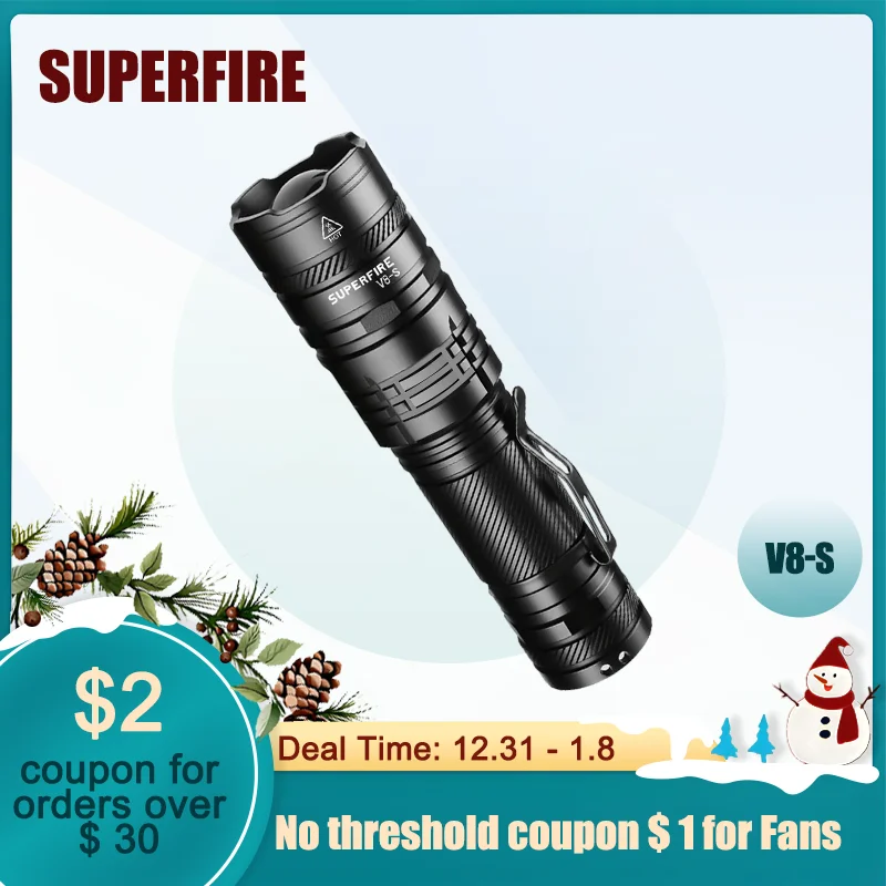 36W High Power LED Waterproof Flashlight Torch With Wick 26650 Battery Powerful 5000LM Indicator USB-C Tactical Hunting Lights