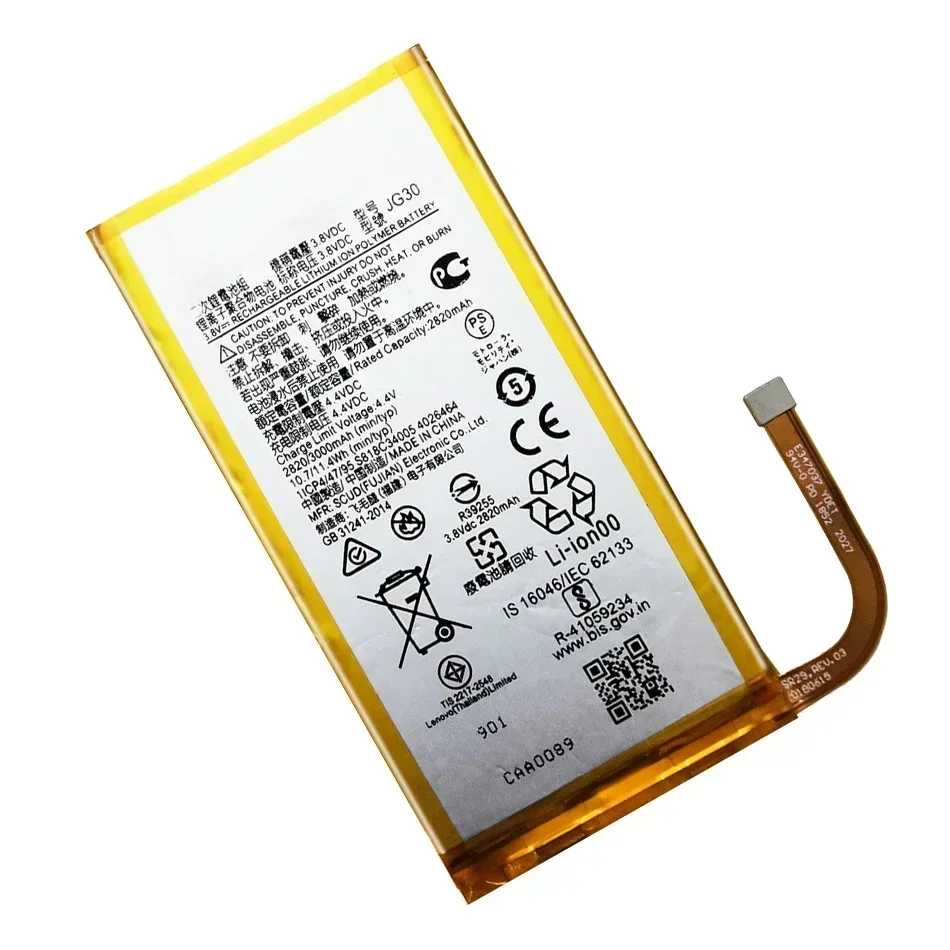 Mobile Phone Battery JG30 3000mAh for Motorola Moto J G7 XT1962-1 MotoJ, High Quality Batterij