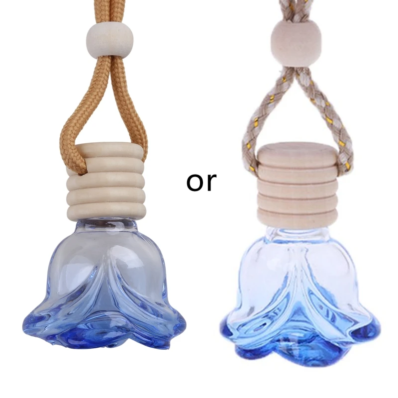 Car Rose Essential Oils Bottle Empty Hanging Bottle Air Freshener