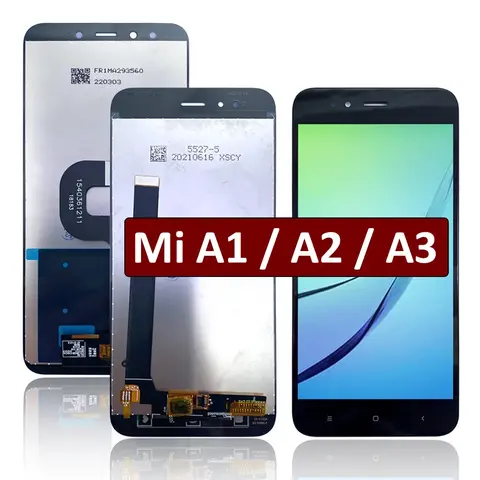 For Xiaomi Mi A2 A1 A3 Lite LCD Screen Display Touch Screen Digitizer Assembly For Xiaomi 6X M1804D2SG 5X LCD Screen