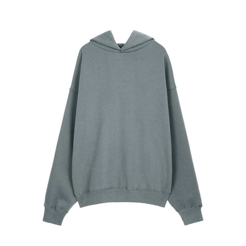 gray blue Hoodie