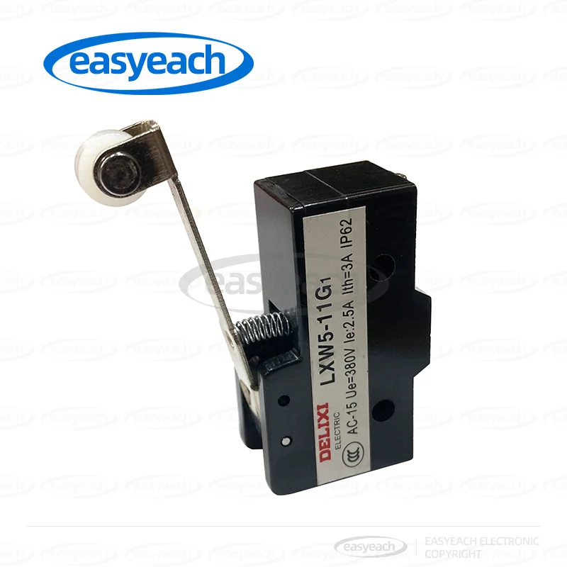 LXW5-11G1 travel limit switch, 15 AC hinge roller long lever type self resetting limit switch