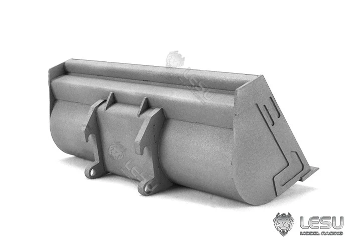 LESU 1/14 Hydraulic Toy Model Aoue Skid Steer Loader Replacement Metal Bucket AT-C0027