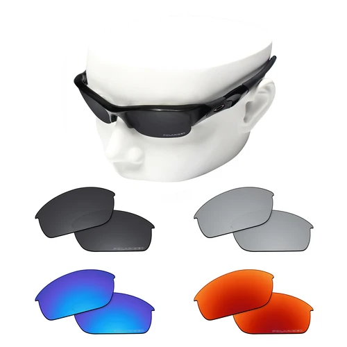 Lentes de repuesto polarizadas OOWLIT para gafas de sol Oakley Flak Jacket y Flak Jacket Asian Fit, multicolor