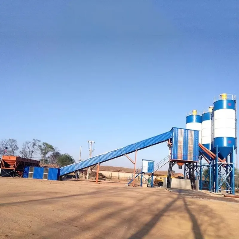

Concrete Batching Plant Construction Machine Ready Mix Concrete Production Line Mixing Station Concrete Mixing Plant