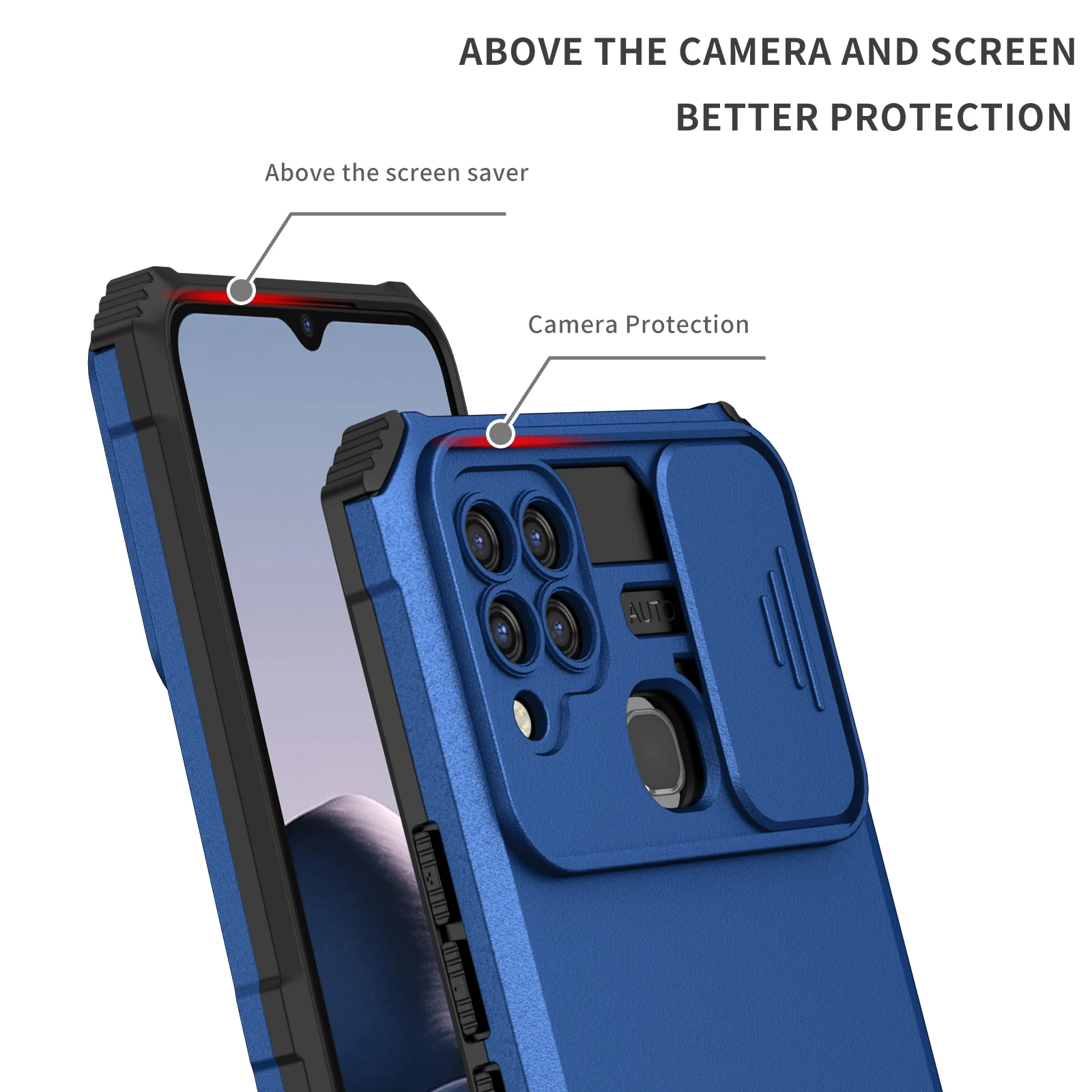 For Vivo Y20 Camera Lens Protection Case Live Stand Phone Fundas Shockproof Case for Vivo Y20i Y20S/Vivo Y12A Y12S/Vivo Y91i