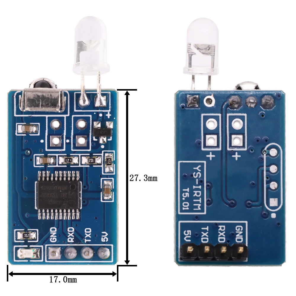 5v ir remoto infravermelho decodificador codificação transmissor & receptor módulo sem fio para arduino