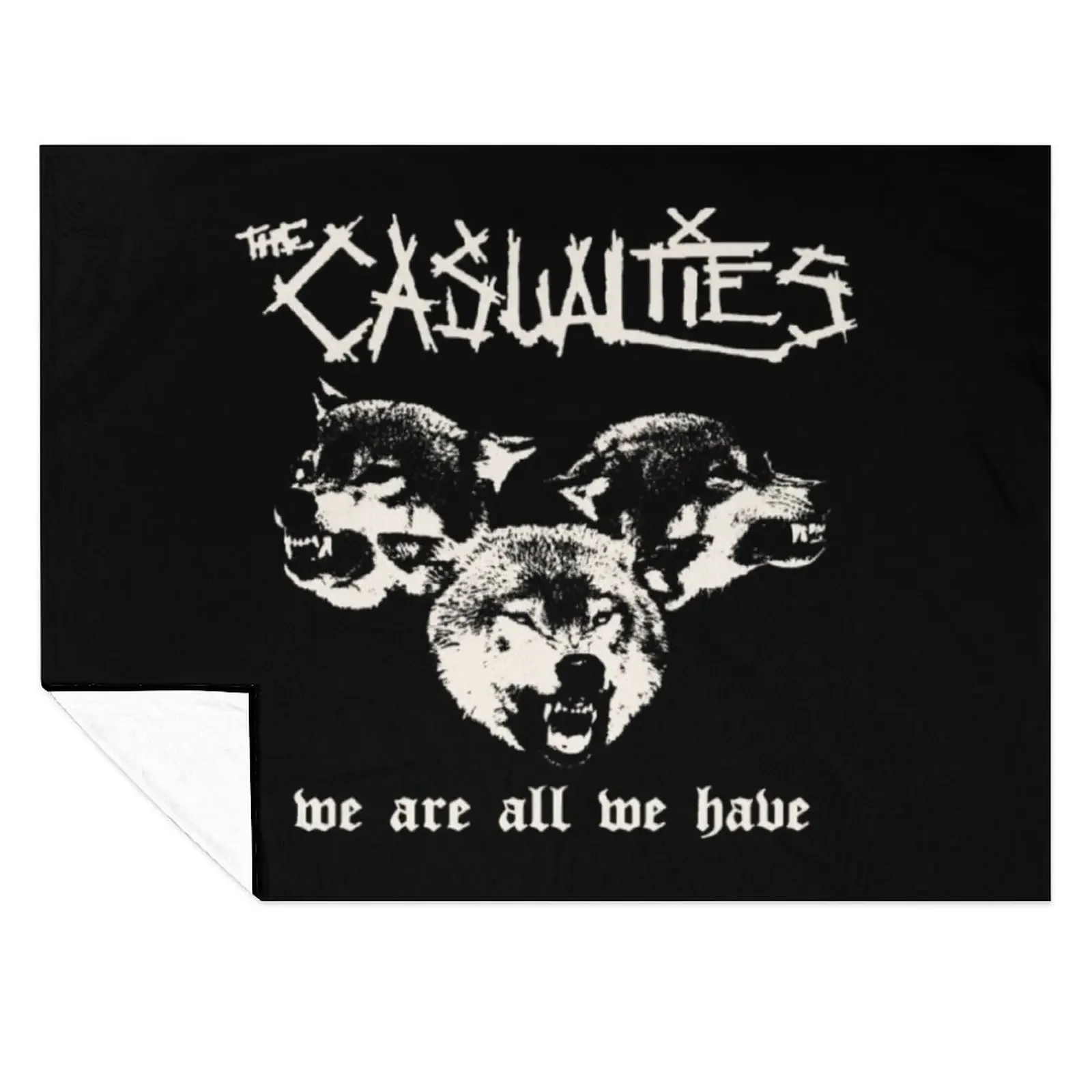 

The Casualties T-Shirtthe casualties band Throw Blanket Polar heavy to sleep Kid'S cosplay anime Blankets