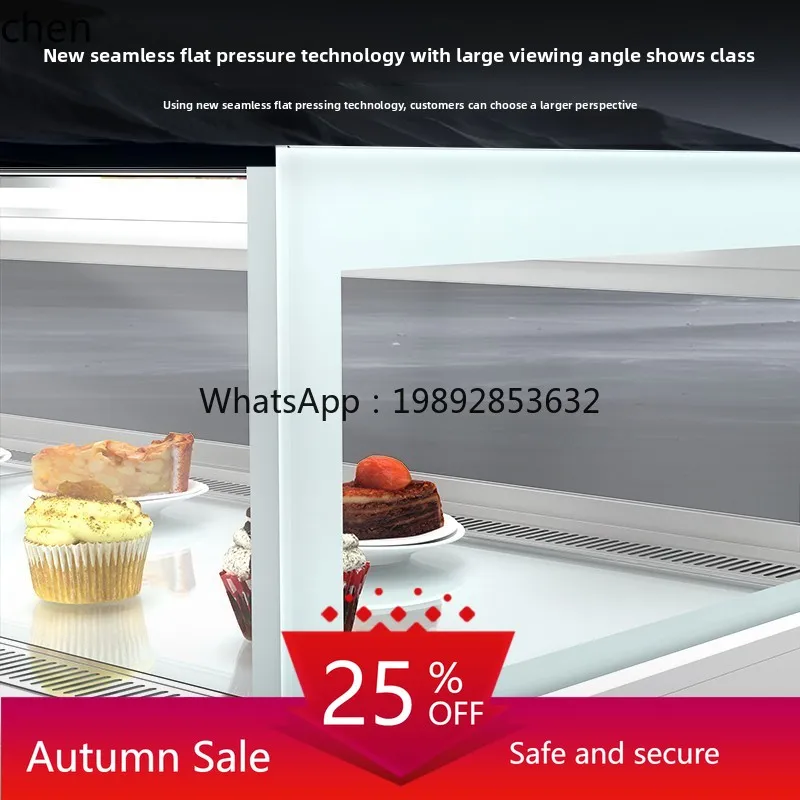 

cake display cabinet single layer right angle west point dessert fruit fresh air freezer refrigerated